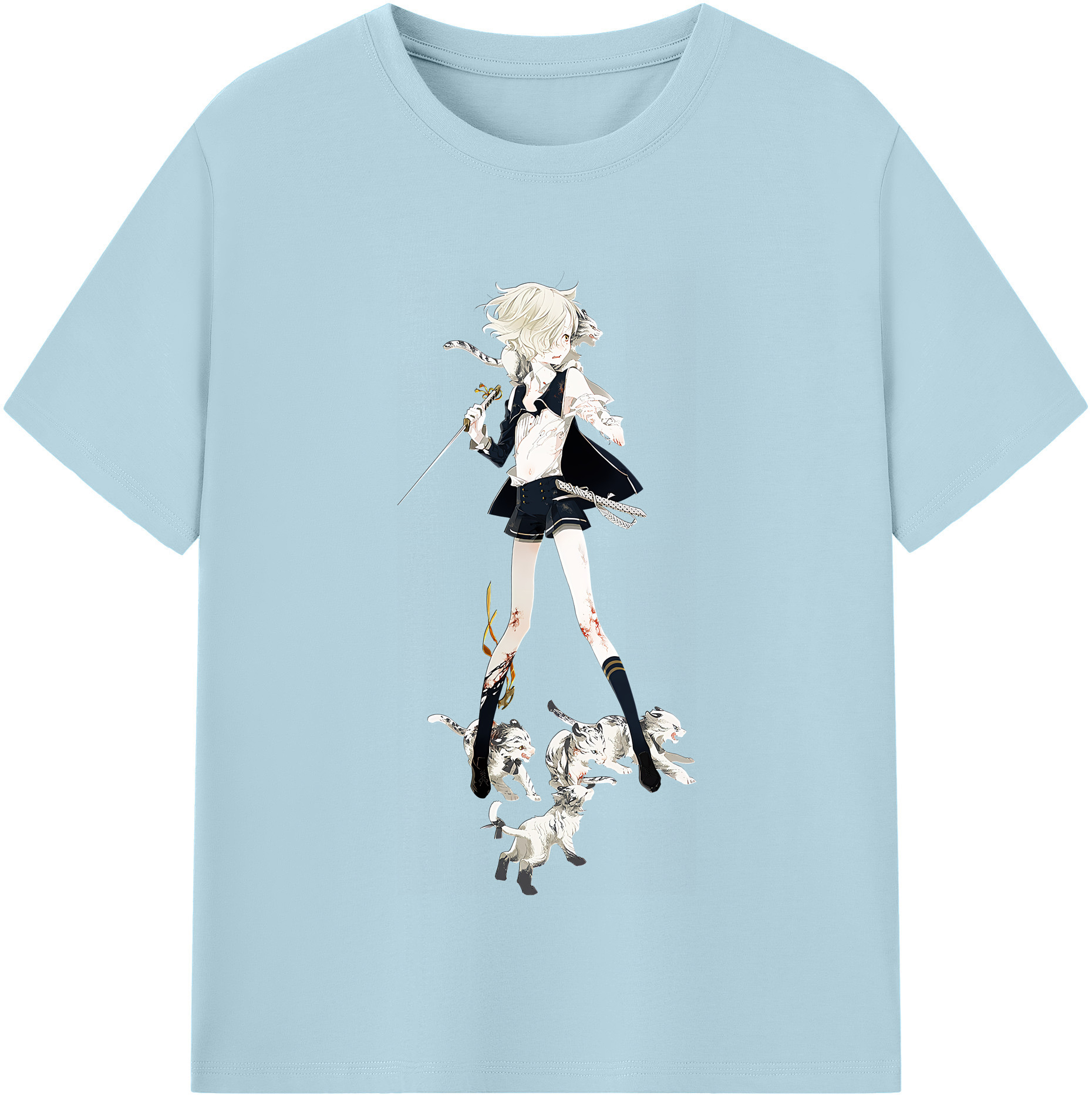 （画像用） 刀剣乱舞 Touken Ranbu 綿100％半袖Tシャツ（フロントプリント）